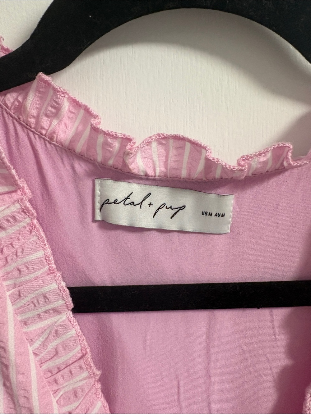 Petal & Pup Light Pink Ruffle-Trim Maxi Dress - Picture 2 of 3